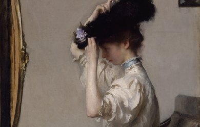 Preparing for the Matinee, by Edmund C. Tarbell