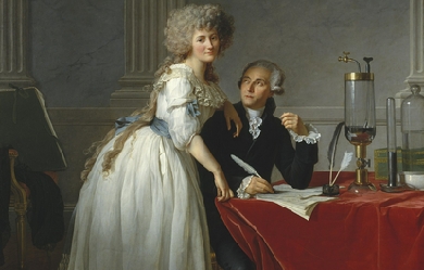 Antoine Laurent Lavoisier and His Wife, by Jacques-Louis David