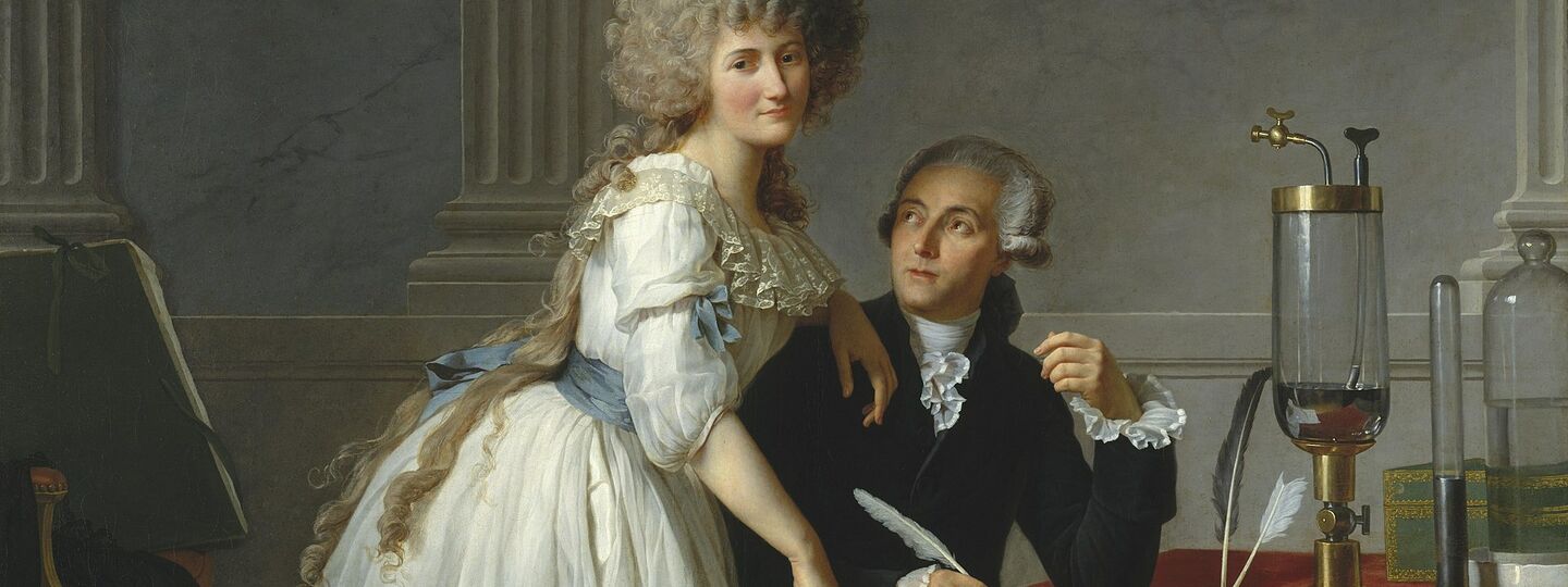 Antoine Laurent Lavoisier and His Wife, by Jacques-Louis David