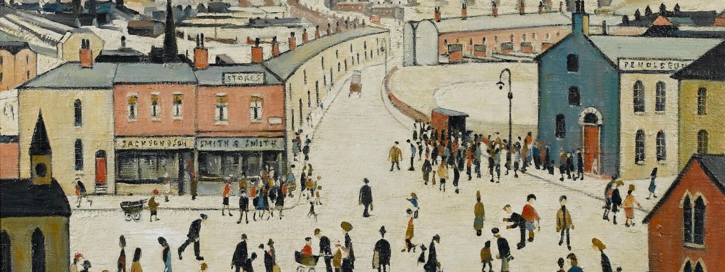 Industrial Landscape, by Laurence Stephen Lowry