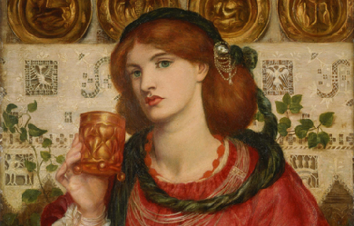 The Loving Cup, by Dante Gabriel Rossetti