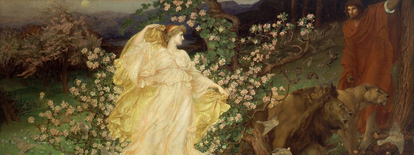 Venus and Anchises, by William Blake Richmond