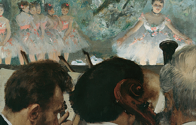 Orchestra Musicians, by Edgar Degas