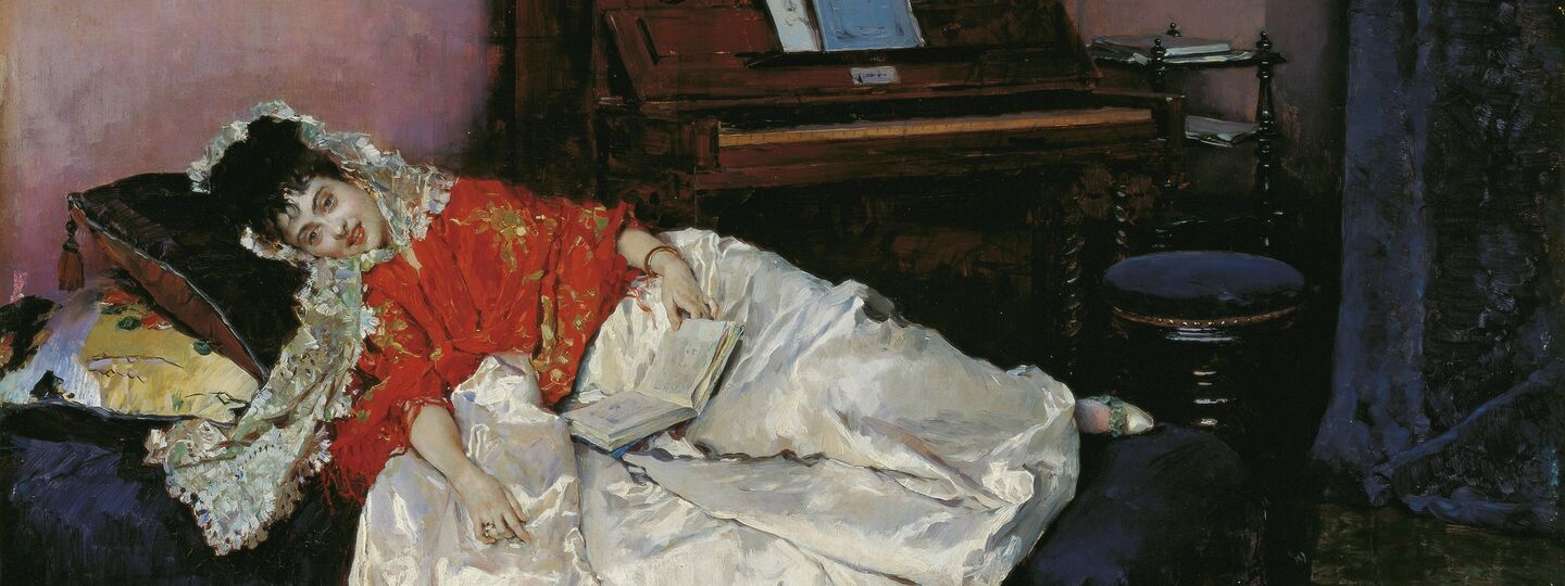 The Reading (Aline Masson), by Raimundo de Madrazo y Garreta