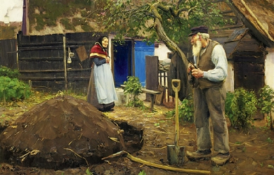 A Short respite, by Hans Andersen Brendekilde