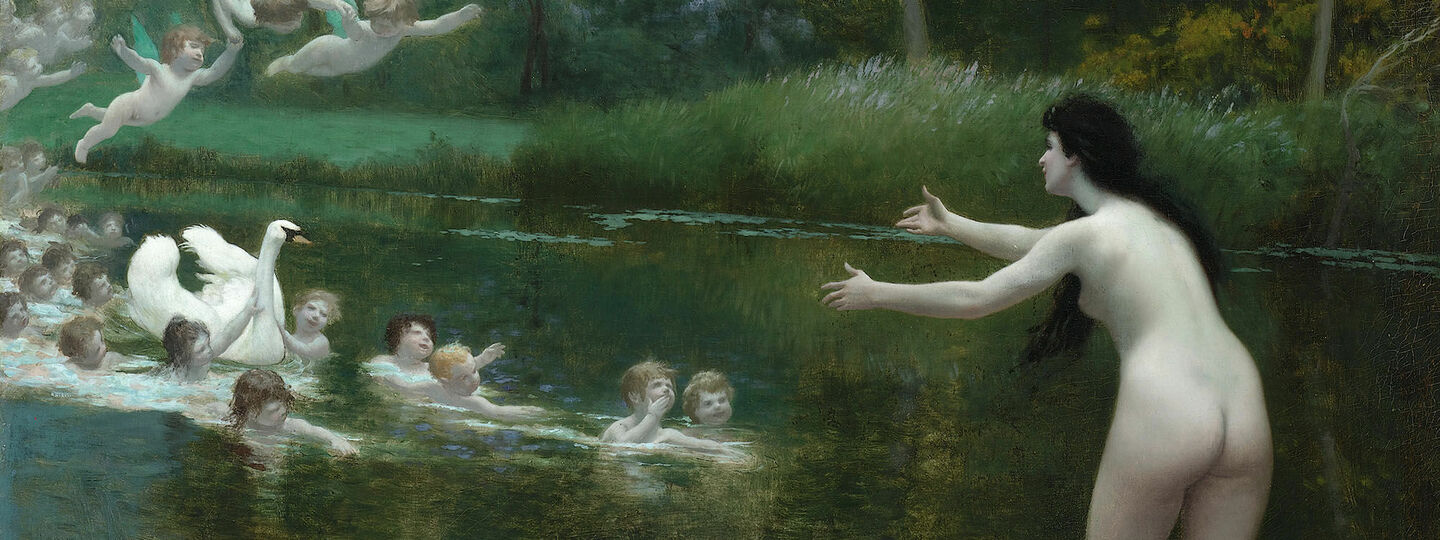 Leda and the Swan, by Jean-Léon Gérôme