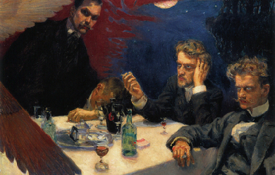 Symposium, by Akseli Gallen-Kallela