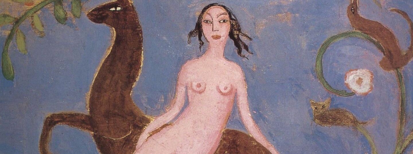 Diane Hunting, by Marie Laurencin