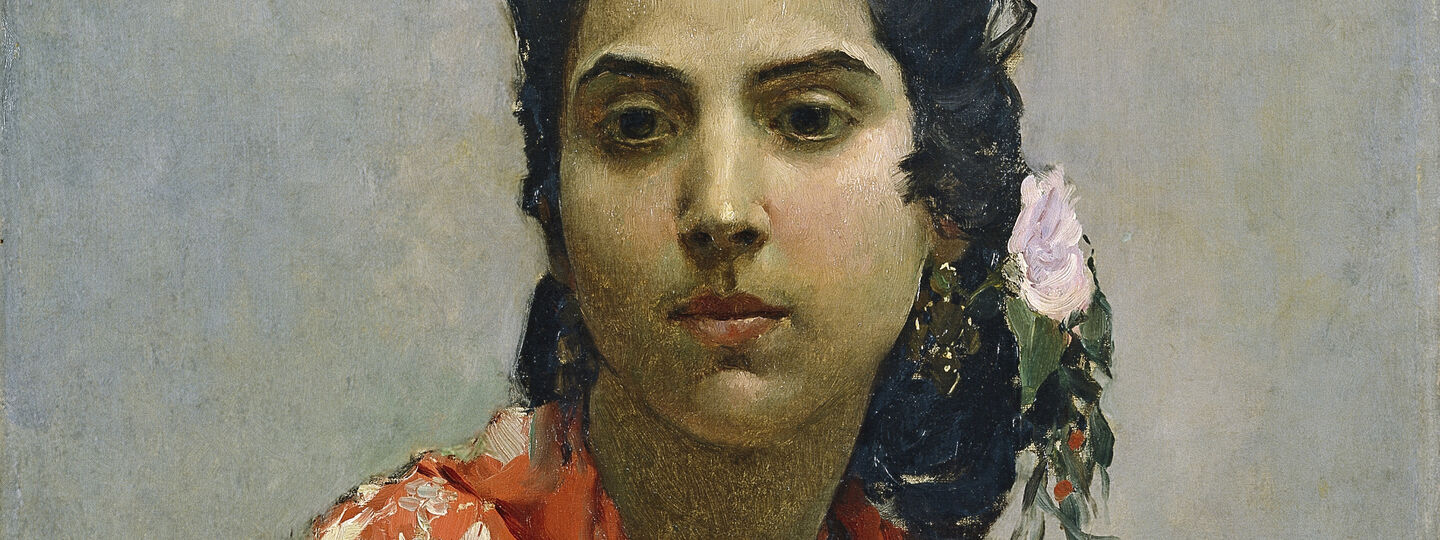 Gypsy girl, by Raimundo de Madrazo y Garreta