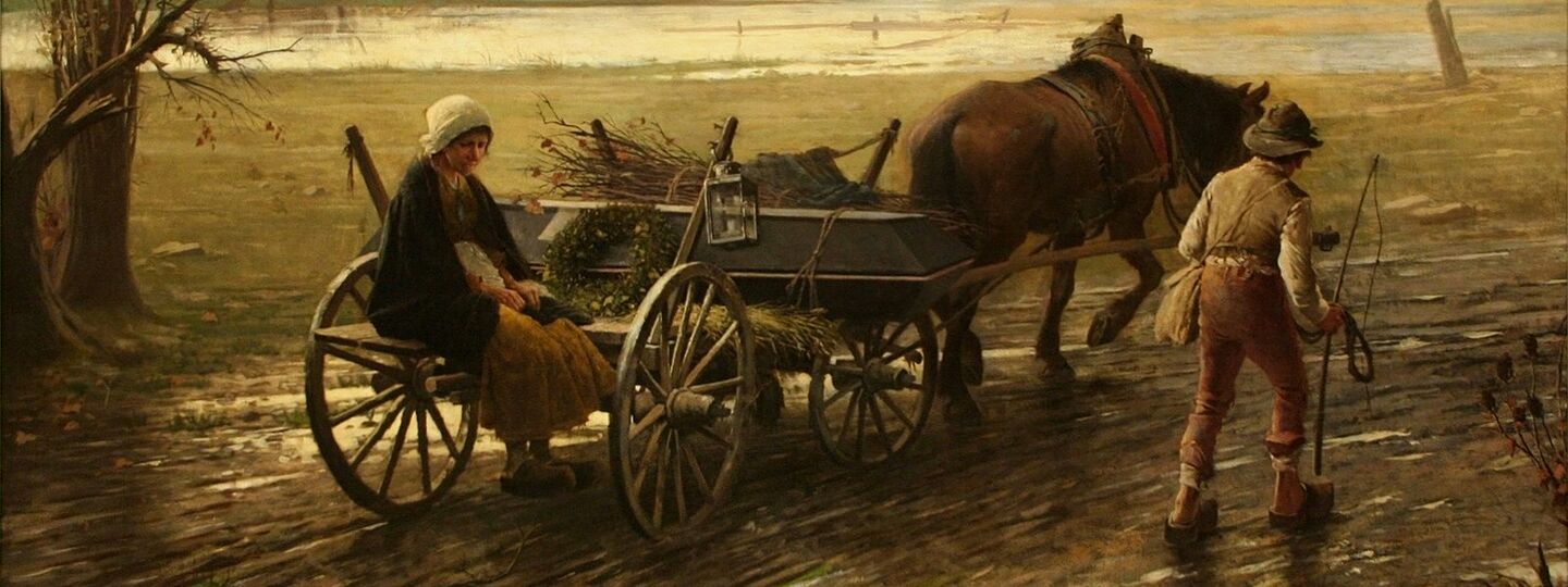 The Sad Way, by Jakub Schikaneder
