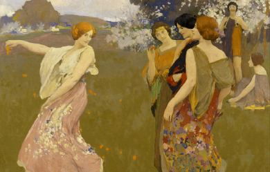 Spring Dance, by Arthur Frank Mathews