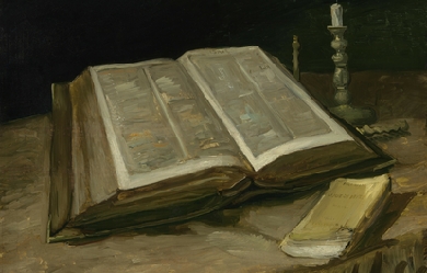 Still Life with Bible, by Vincent van Gogh