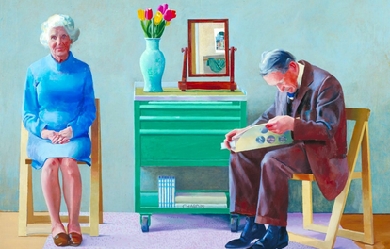 My Parents, by David Hockney