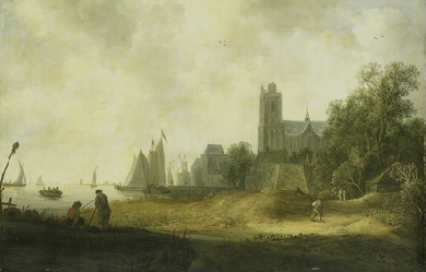 View of Dordrecht, by Wouter Knijff