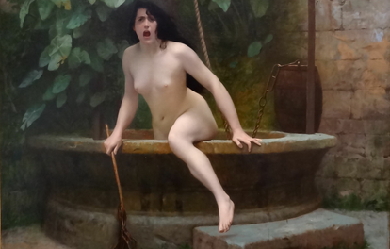 Truth Coming Out of Her Well to Shame Mankind, by Jean-Léon Gérôme