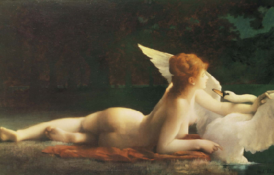 Leda and the Swan, by Paul Prosper Tillier