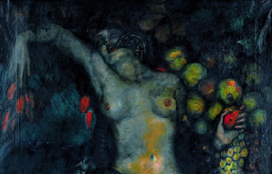 Illustration for Les Fleurs du mal, by Federico Beltran Masses