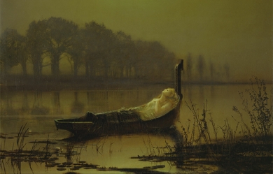 The Lady of Shalott, by John Atkinson Grimshaw