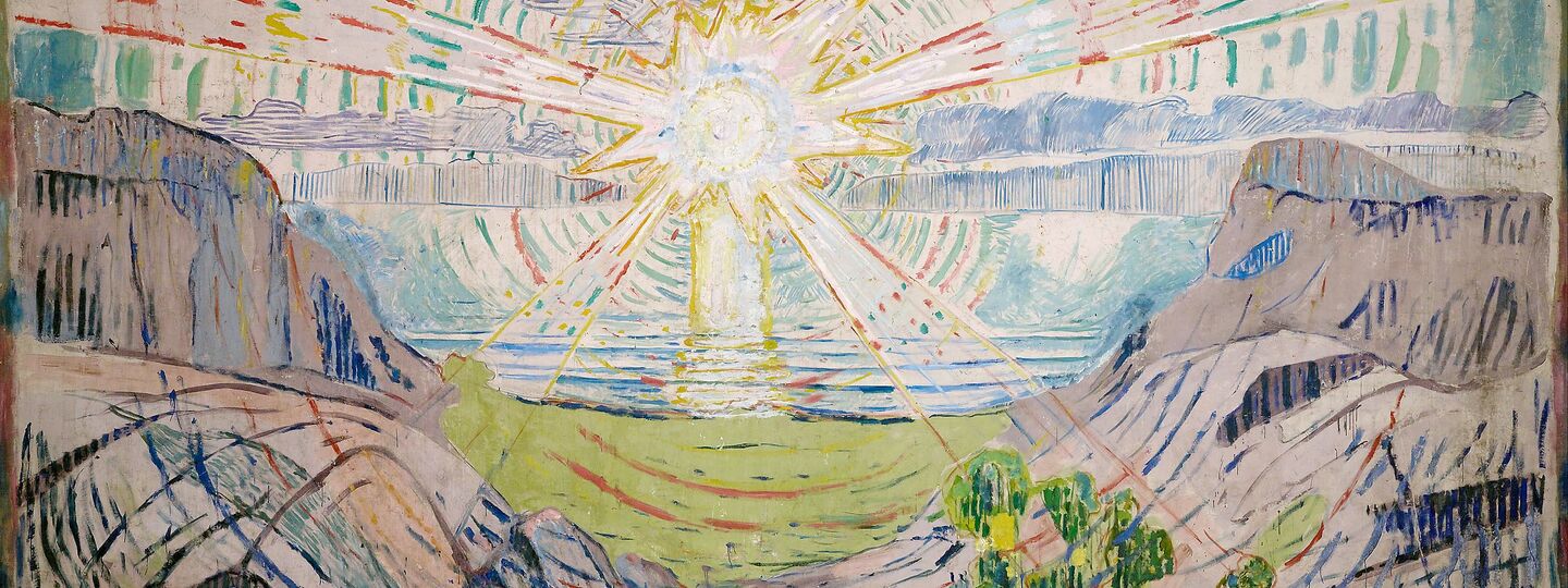 The sun, by Edvard Munch