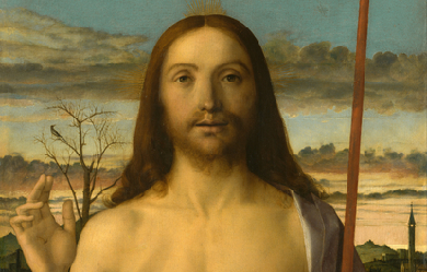 Christ Blessing, by Giovanni Bellini