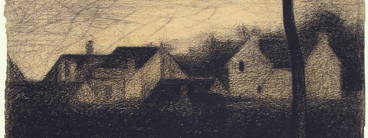 Landscape with Houses, by Georges Pierre Seurat