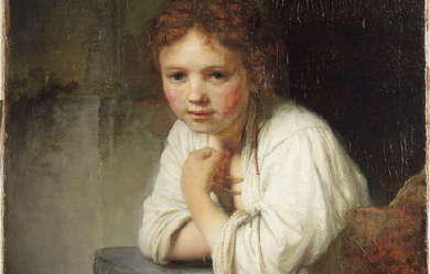 Girl at a Window, by Rembrandt