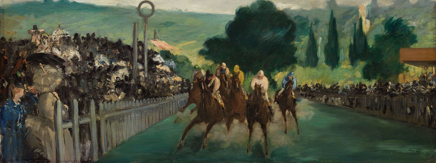 The Races at Longchamp, by Édouard Manet