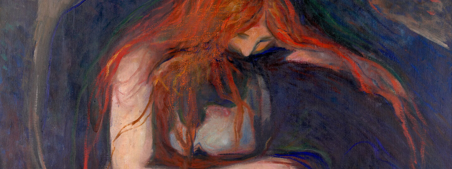 Vampire, by Edvard Munch