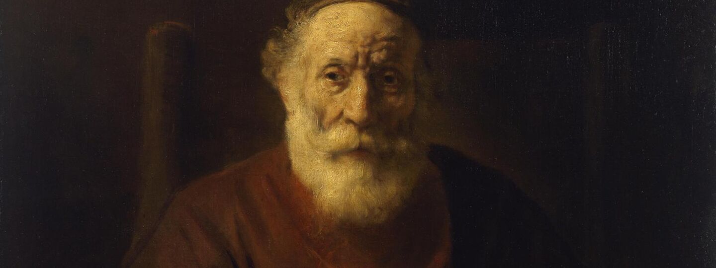 Portrait of an Old Man in Red, by Rembrandt