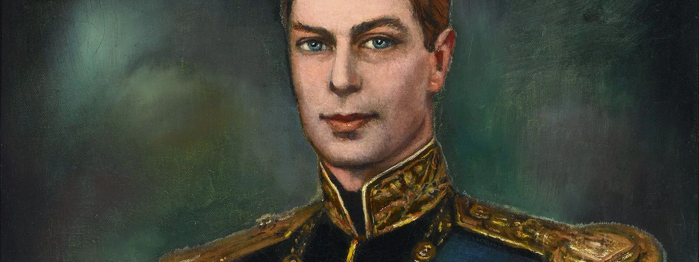 Portrait of King George VI, by Federico Beltran Masses